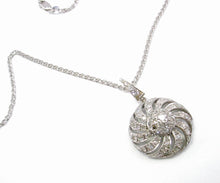 Charger l&#39;image dans la galerie, Platinum 1.65 ct. Diamond Pendant Enhancer Necklace
