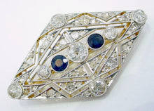 画像をギャラリービューアに読み込む, Leigh --2 items-- Art Deco Platinum Topped Brooch &amp; Art Deco Hexagon Ring
