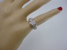 Charger l&#39;image dans la galerie, SALE--Art Deco Platinum OEC Diamond Bombe Engagement Dinner Ring
