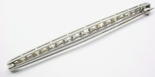 Charger l&#39;image dans la galerie, Stunning Edwardian 18k Diamond Bar Brooch Pin--2.39 Cts
