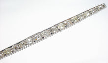 Charger l&#39;image dans la galerie, Stunning Edwardian 18k Diamond Bar Brooch Pin--2.39 Cts
