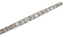 Charger l&#39;image dans la galerie, Stunning Edwardian 18k Diamond Bar Brooch Pin--2.39 Cts
