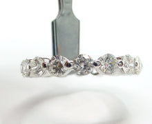 Load image into Gallery viewer, Vintage 2.68 ct. Diamond 18K White Gold  Eternity Band
