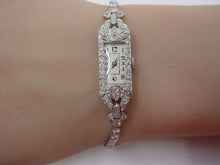 Load image into Gallery viewer, Stunning Vintage Swiss Piaget 2.04 Ct. Diamond Platinum Bracelet Watch
