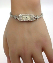 Load image into Gallery viewer, Stunning Vintage Swiss Piaget 2.04 Ct. Diamond Platinum Bracelet Watch
