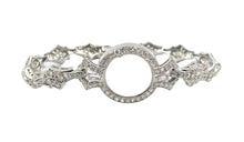 画像をギャラリービューアに読み込む, Art Deco Platinum 1.12 Ct Diamond Circle &quot;Watch&quot; Bracelet
