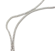 Charger l&#39;image dans la galerie, Sparkling 3.40 Ct Diamond Rivière Tennis 14k White Gold Necklace
