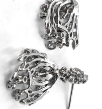 Load image into Gallery viewer, Courtly and Luxe Vintage Old &amp; Mixed Cut Diamond 14k Gold Drop Earrings
