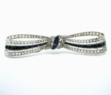 画像をギャラリービューアに読み込む, RARE Signed Art Deco DREICER Platinum 2.00 Ct. Old Cut Diamond Bow Ribbon Brooch
